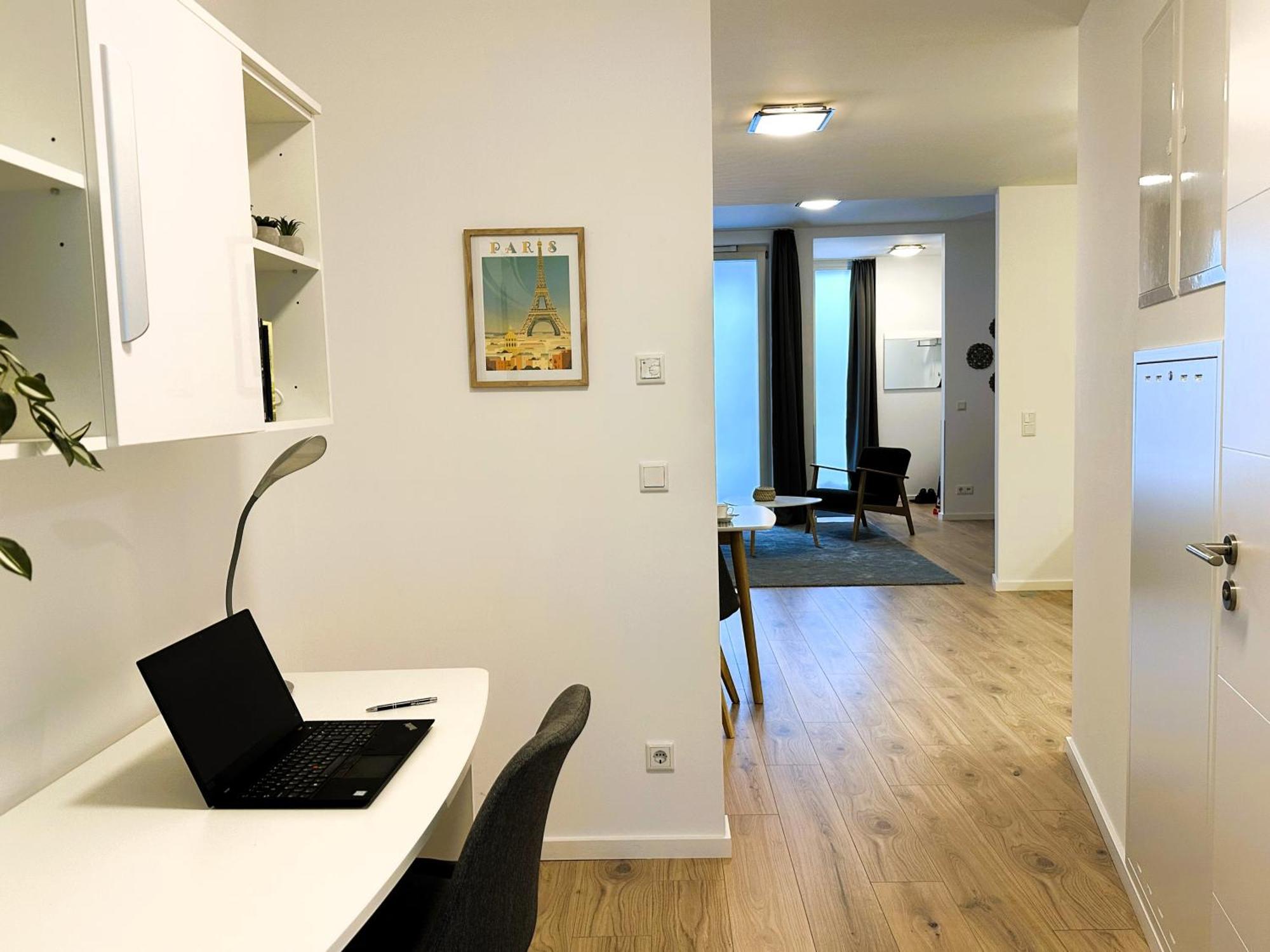 Bohnapartments - Nordkap-Suiten - Gratis Parkplatz - Moderner Neubau - Erdgeschoss - Fussbodenheizung Ерфурт Номер фото