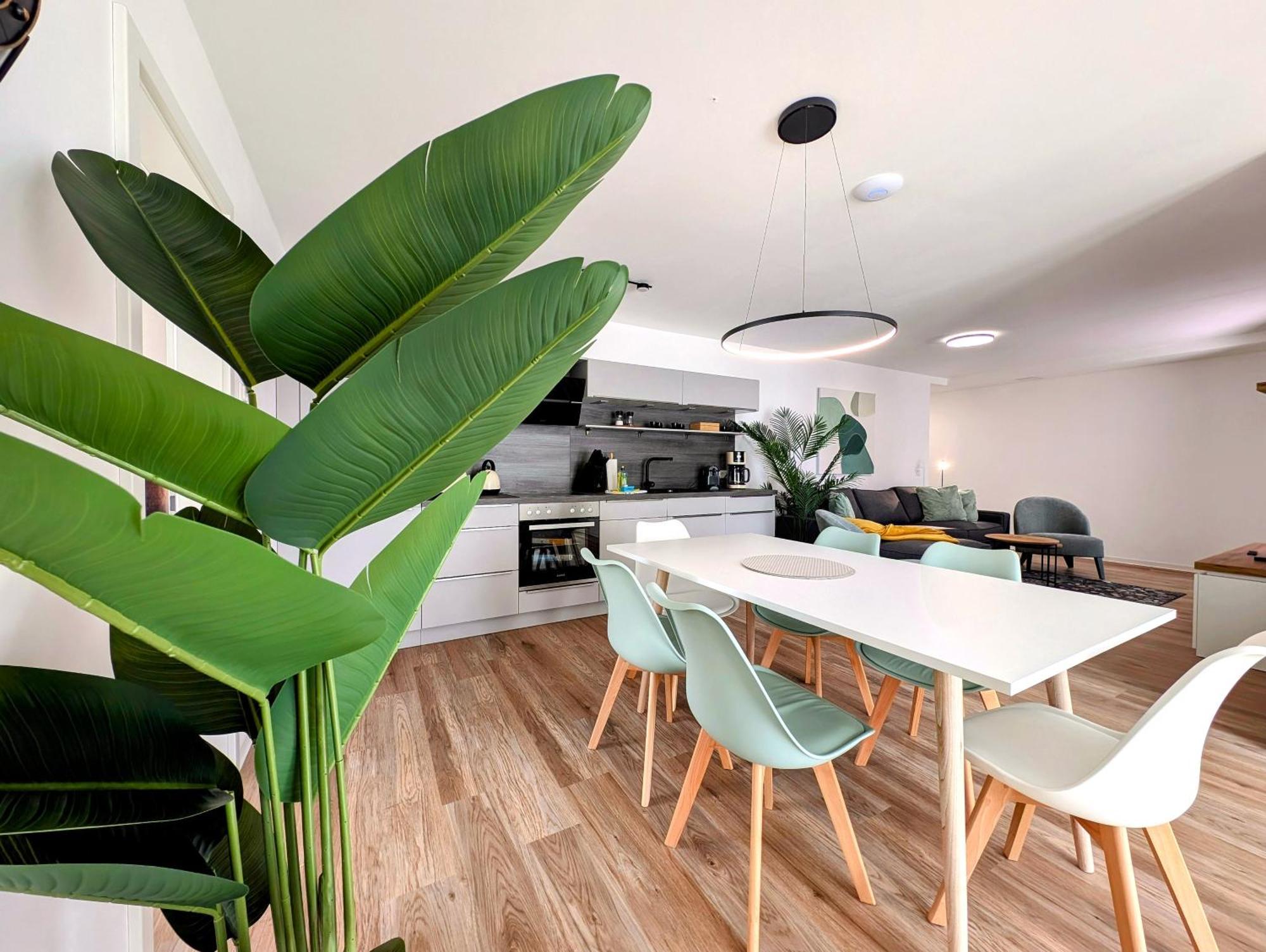 Bohnapartments - Nordkap-Suiten - Gratis Parkplatz - Moderner Neubau - Erdgeschoss - Fussbodenheizung Ерфурт Екстер'єр фото