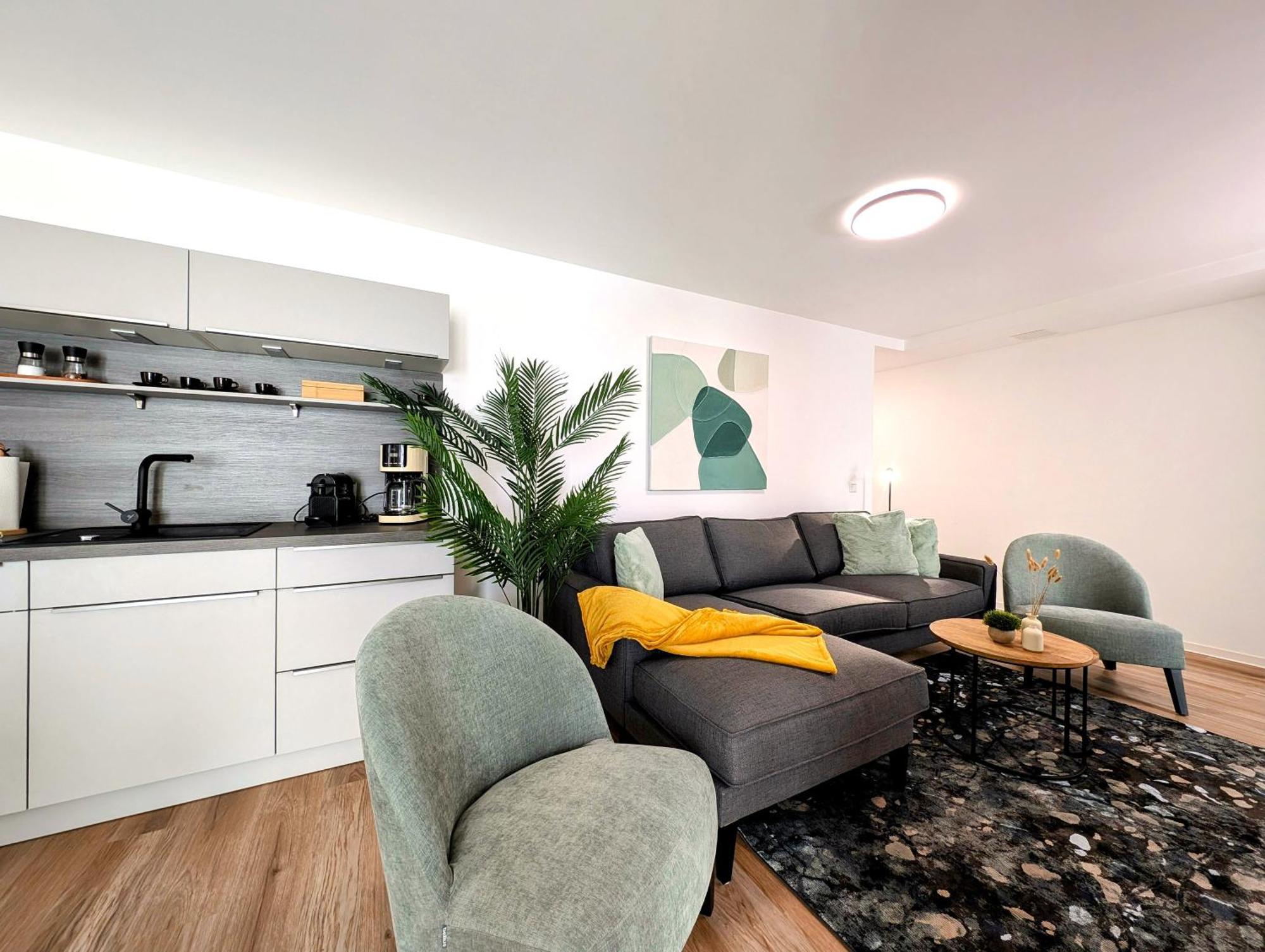 Bohnapartments - Nordkap-Suiten - Gratis Parkplatz - Moderner Neubau - Erdgeschoss - Fussbodenheizung Ерфурт Екстер'єр фото