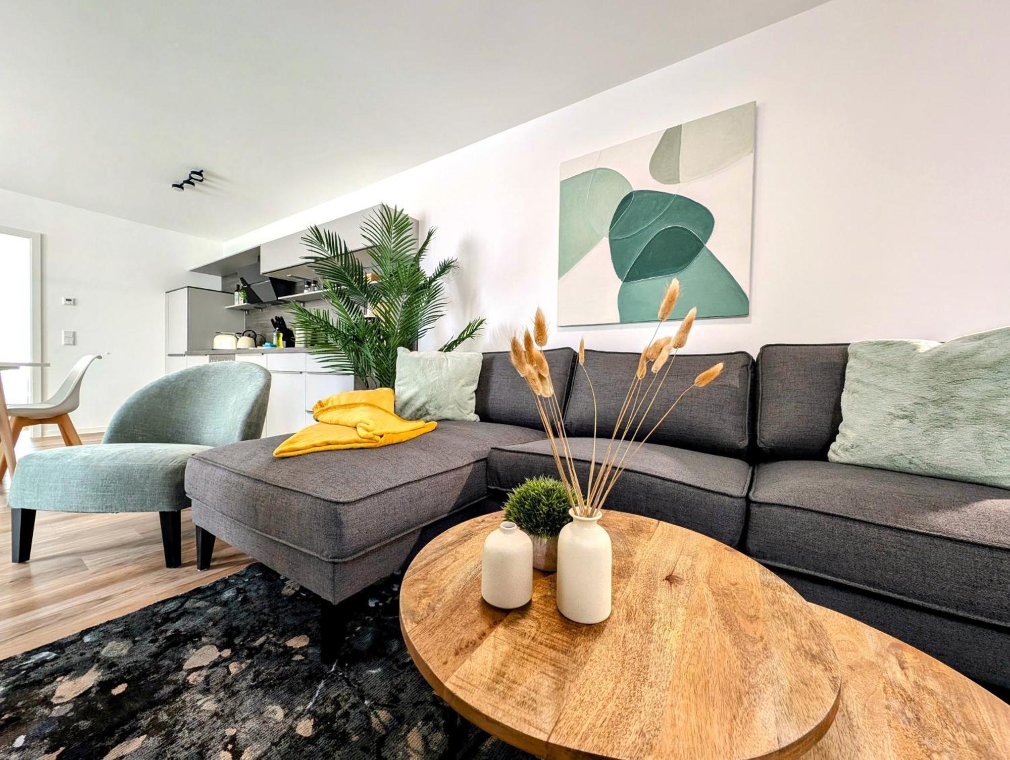 Bohnapartments - Nordkap-Suiten - Gratis Parkplatz - Moderner Neubau - Erdgeschoss - Fussbodenheizung Ерфурт Екстер'єр фото