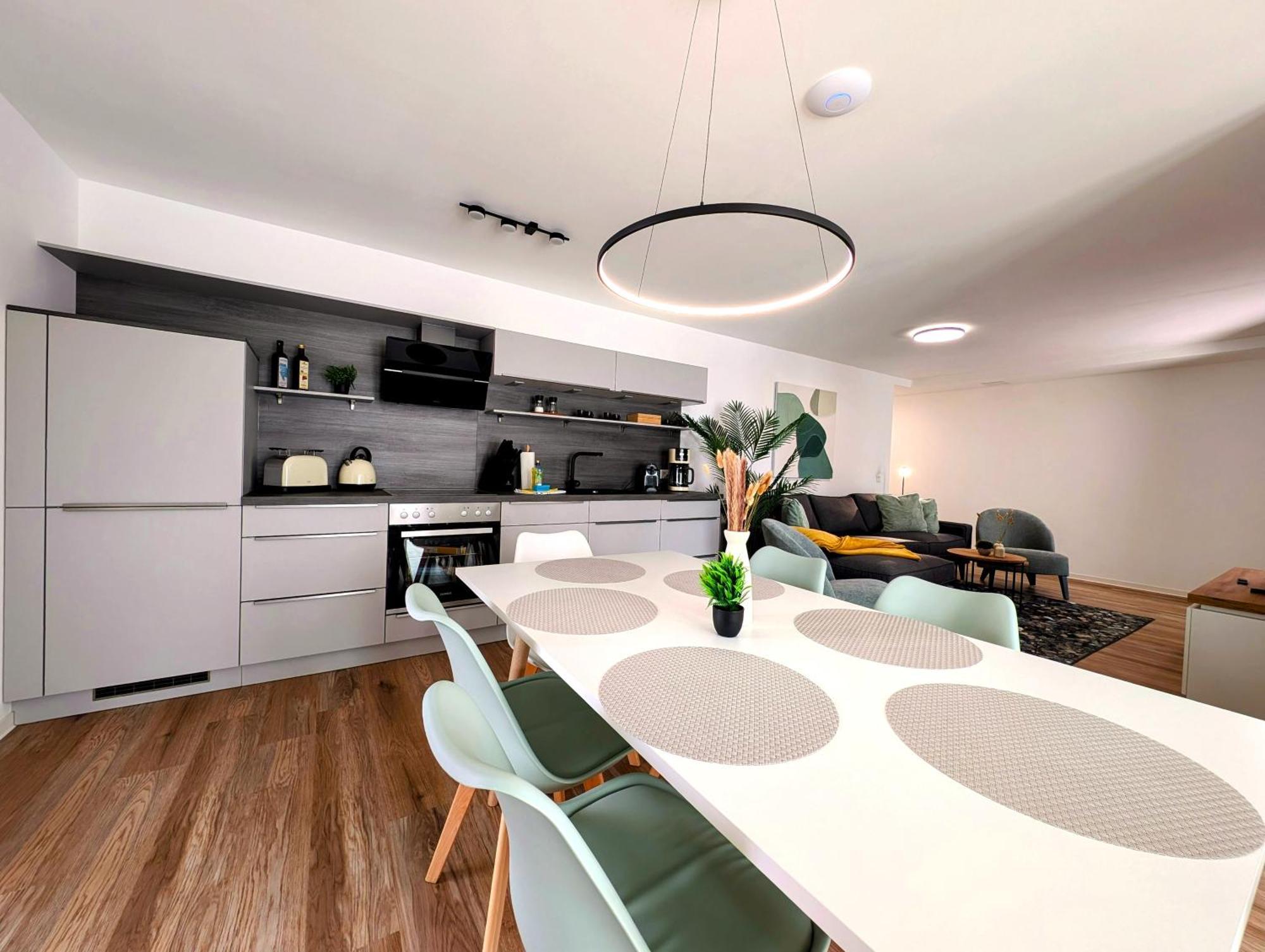 Bohnapartments - Nordkap-Suiten - Gratis Parkplatz - Moderner Neubau - Erdgeschoss - Fussbodenheizung Ерфурт Екстер'єр фото