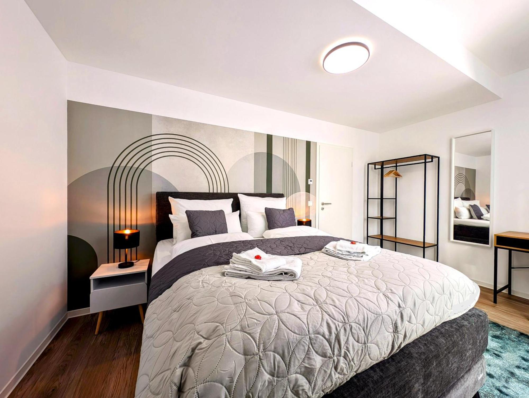 Bohnapartments - Nordkap-Suiten - Gratis Parkplatz - Moderner Neubau - Erdgeschoss - Fussbodenheizung Ерфурт Екстер'єр фото