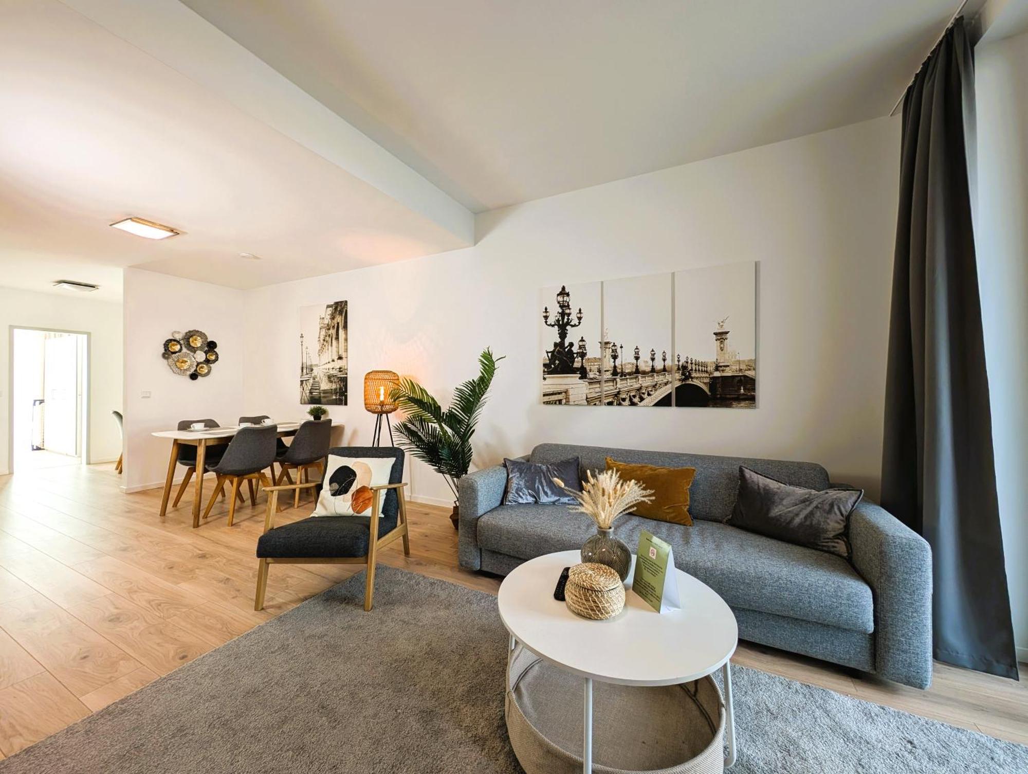 Bohnapartments - Nordkap-Suiten - Gratis Parkplatz - Moderner Neubau - Erdgeschoss - Fussbodenheizung Ерфурт Екстер'єр фото