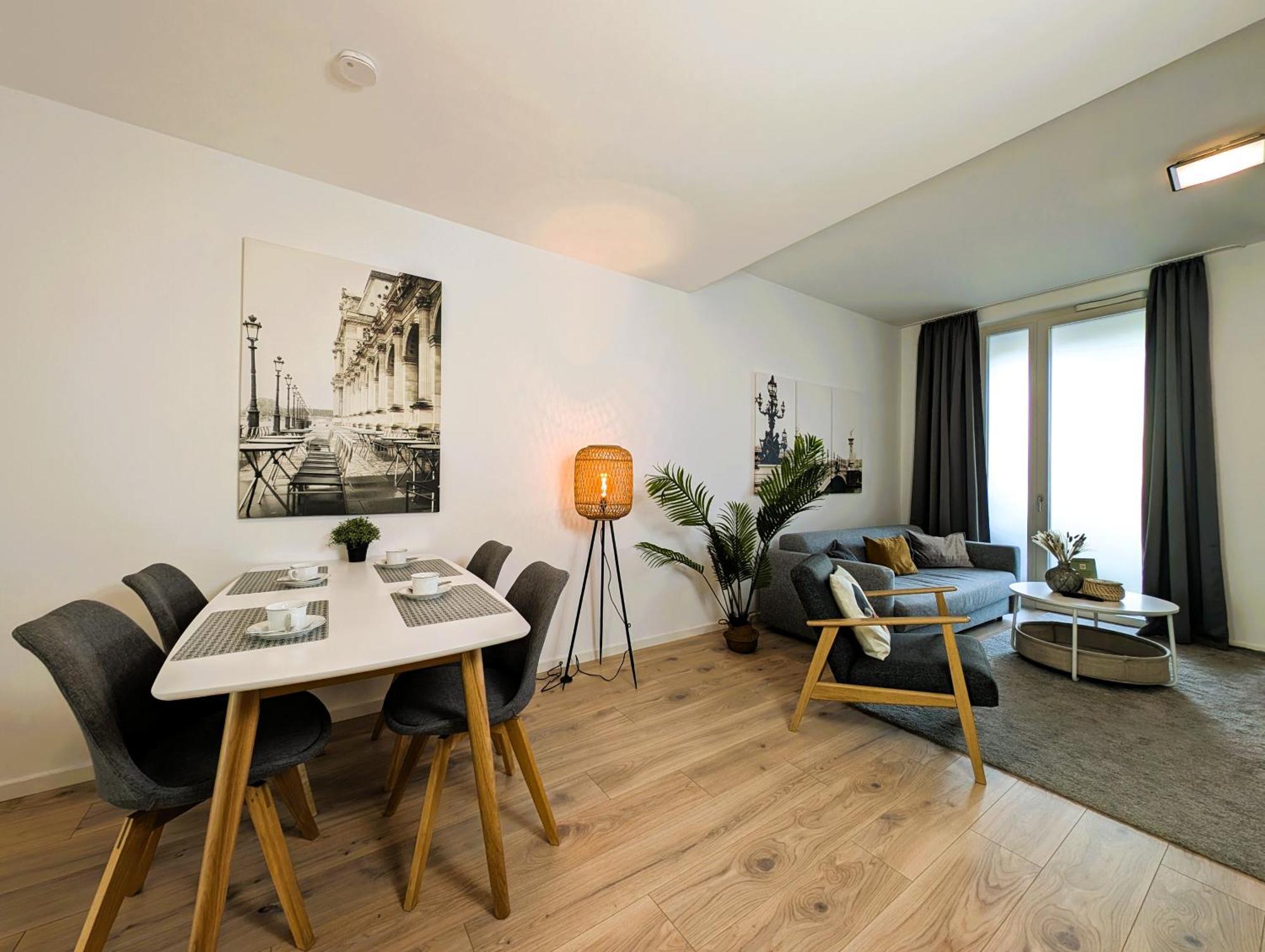 Bohnapartments - Nordkap-Suiten - Gratis Parkplatz - Moderner Neubau - Erdgeschoss - Fussbodenheizung Ерфурт Екстер'єр фото